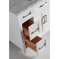 thumbnail image 4 of Vanity Art 48 inch single sink bathroom vanity set with carrara marble vanity top., 4 of 8