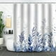 thumbnail image 1 of Cortina de ducha con estampado digital y ganchos - Decoración de baño de tela de poliéster impermeable, 180x200cm, 1 of 6