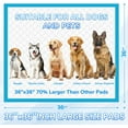 thumbnail image 5 of Extra Thickness Puppy Pads XXXL Pee Pads for Dogs 36"x36" Pack of 30, Puppy Pee Pads for Dogs, Disposable Potty Training Pads, New Leak-Proof Quick-Dry Design Pads for Dogs, Cats, Pets, 5 of 8