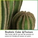 thumbnail image 5 of Cactus artificial, planta de interior, falso cactus grande, 60 cm, 5 of 8