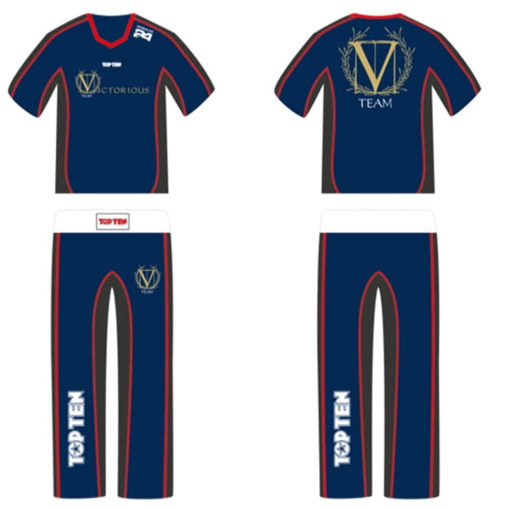 VICTORIOUS Top Ten UNIFORM - Red/blue