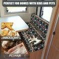 thumbnail image 5 of FOR U DESIGNS Geometric Print 2 Pcs RV Dinette Cushion Covers Non-Slip Sofa Furniture Protector Comfortable 2 Seat Sofa Chair Cover Slipover for Travel Trailer Couch, 5 of 7