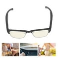thumbnail image 3 of Lunettes de Musique Sans Fil BT, Lunettes Intelligentes Contrôle Tactile Appels Mains Libres Réduction de Bruit avec Écouteurs Ouverts pour Course pour Magasinage pour Cyclisme Argent, 3 of 7
