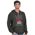 thumbnail image 5 of Papa Smurf Ladies Love the Beard Cool Zip Hoodie Sweatshirt Men Brisco Brands X, 5 of 6