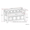 thumbnail image 4 of Banc de rangement Halifax pour l'entrée de WyndenHall, 4 of 8
