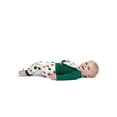 thumbnail image 6 of M+A by Monica + Andy Christmas Organic Cotton Gender Neutral First Moves Bodysuit + Groove Pant + Bib Set, Sizes Newborn -24 Months, 6 of 8