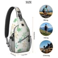 thumbnail image 2 of Beach-Themed Turtle Sling Backpack - Anti-Theft Crossbody Bag for Daily Commuting & Travel - Durable & Travel-Ready Design, 2 of 6