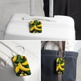 thumbnail image 6 of 2 Pack of Banana Luggage Tags for Adults Teens,Travel Bag Suitcase Labels with Stainless Steel Loop ID Tags Card Baggage Bag Label, 6 of 7