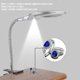 thumbnail image 1 of Metal Hose Magnifier 2.5x 107mm 5x 23mm Led Illuminated Magnifying Glass Desk Table Reading Lamp Light with Clip-on, 1 of 2