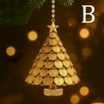thumbnail image 4 of Wooowa Christmas 3D Stacked Gold Coin Money Tree Decor, Festive Tabletop Ornaments for Holiday Home, Symbolic Wealth-Themed Xmas Decoration, 4 of 6