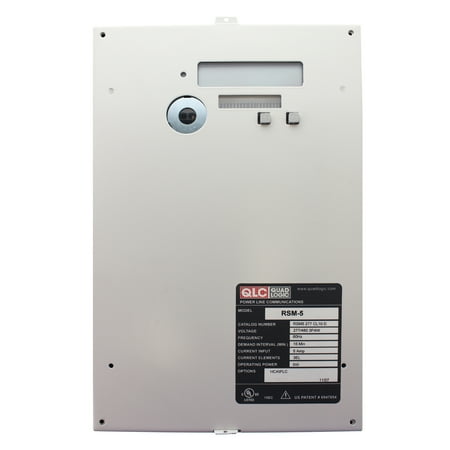 - Quadlogic RSM5C-2773200-3D 3-Phase kWH Demand Meter, 3200-Amp, 277/480V