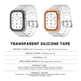 thumbnail image 4 of Correa de Silicona Transparente para Apple Watch Serie 10, 42/46mm, 4 of 5