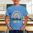 thumbnail image 2 of Miaoju Boys Dinosaur T-Shirts Round Neck Cartoon Print Short Sleeve T Shirt Top Trendy Tee Shirt T Shirts for Boys and Girls, 2 of 4