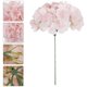 thumbnail image 2 of 10 flores artificiales de hortensia de imitación para decoración del hogar y la boda, 2 of 6