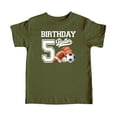 thumbnail image 4 of 5th Birthday Baller Shirt for Boys Sports Theme Five Party T-Shirt for Kids Military Green Shirt Youth Medium, 4 of 5