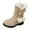 03 Khaki, variant on Toddler Girl Boots,Winter Girls Boots for Kids Soft Sole Warm Lined Children Boot Shoes with Adjustable Strap Closure Comfortable Footwear for Outdoor,Toddler Snow Boots,02 Beige,4-4.5 Years