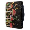 thumbnail image 3 of HELLHERO Mushroom Starry Sky Pattern Bible Bag Carrying Case Lightweight for Prayer Church Outdoor Study, PU Leather Durable Bible Covers, 3 of 12