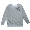 thumbnail image 3 of Kiijoy Big Girls Halloween Sweatshirt Spider Web Print Sport Pullover, Sizes 8-9, 3 of 3