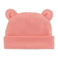 thumbnail image 1 of Gorro para recién nacido Sonducket con orejas de oso Rosa claro, 1 of 6