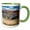 Green/White, variant on 3drose, Flight 93 National Park in Pennsylvania, 15oz Mug