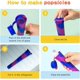 thumbnail image 5 of Lote De 6 Piezas Moules Glace En Silicone Avec Couvercle, Ice Cream Moule Glac Rutilisables, Máquina Para Hacer Helados De Paletas, Moules Sans Bpa, Diy Fait La Main Crme, 5 of 5