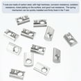 thumbnail image 3 of M10 Demi-Rond Rouleau en Ressort Écrous en T Série 4545 Acier au Carbone Fente en T Écrous à Ressort Argent, 50 Pcs, 3 of 7