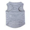 thumbnail image 3 of CHBORLESS Medium Dog T-Shirt Summer Pet Shirt Puppy Clothes I Love My Mommy/Daddy (Gray), 3 of 6