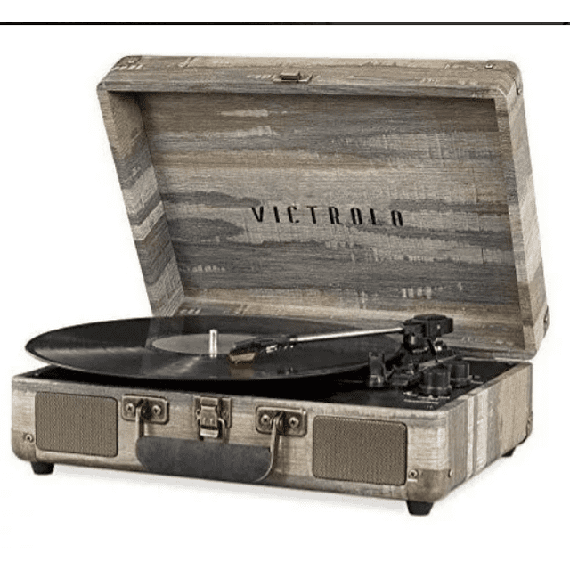 Tocadiscos portátil de maleta estilo vintage Victrola VSC-550BT-FSG-SDF