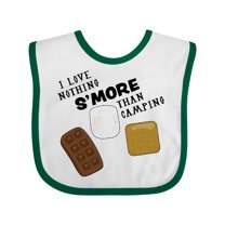 Inktastic I Love Nothing S'more Than Camping Boys or Girls Baby Bib