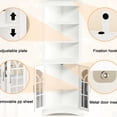 thumbnail image 3 of Corner Storage Cabinet with 90° Right Angle / Fit Well with Wall in Any Room, 3 of 6