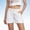 (Fashion 79)White, variant on Aimik White Denim Shorts for Women Comfortable Stretchy Waist Jeans Summer Casual Loose Fit Denim Short Pants