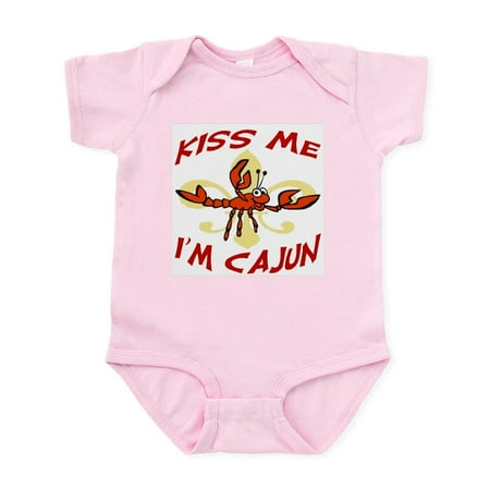

CafePress - Kiss Me I m Cajun Too Infant Bodysuit - Baby Light Bodysuit Size Newborn - 24 Months