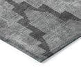 thumbnail image 3 of HomeRoots 624915 9 x 12 ft. Gray & Charcoal Aztec Washable Transitional Indoor & Outdoor Rectangle Area Rug, 3 of 8