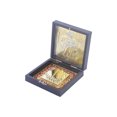 thumbnail image 4 of GoldGiftIdeas 24K Gold Plated Square Radhe Krishna Photo Frame with Charan Paduka, Bansari Krishna Frame for Return Gift, Housewarming Gift ( Pack of 20), 4 of 5