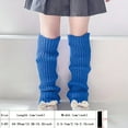 thumbnail image 6 of 7-Pack Girls' Fashion Knit Leg Warmers, Polyester Blend, Stretchy, Hand Washable, All-Season, Pull-On Closure, for School Uniforms & Everyday Wear, Fits Ages 12 & Under, 6 of 6