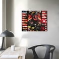thumbnail image 4 of Patifu Firefighter Fire Truck Fine Art Aesthetic Poster & Print Wall Painting for Home Office Decor 16x12in, 4 of 6