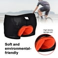 thumbnail image 4 of Bike Shorts, Cycling Shorts Unisex Bike Shorts For Men 3D Padded Elastic Interface Outdoor Cycling Underwear For Long Distance Riding, 4 of 7