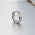 thumbnail image 1 of Anillo de acero de titanio de 8 mm, anillo tonto, anillo simple de bisel doble para hombre, anillo de seis colores, diseño simple para hombre, 1 of 5
