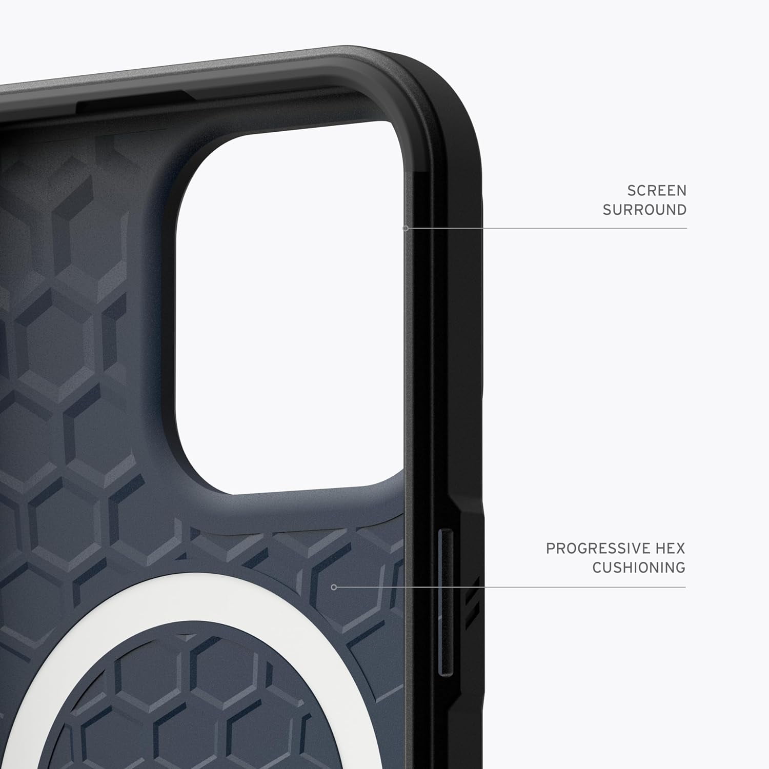 UAG iPhone 15 Pro Case 6.1" Civilian Mallard Built-in Magnet Compatible with MagSafe Charging Rugged Military Grade Dropproof Protective Cover by URBAN ARMOR GEAR