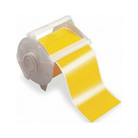 Brady Label Tape Cartridge, Yellow, Labels/Roll: Continuous 113117