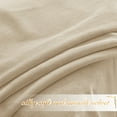 thumbnail image 5 of NICETOWN Beige Velvet Curtains 84 inches for Living Room, 2 Panels Thermal Insulated Noise Reducing Energy Efficiency Privacy Elegant Velvet Curtains Room Darkening Rod Pocket Drapes, 5 of 8
