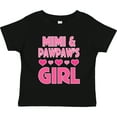 thumbnail image 3 of Inktastic Mimi and Pawpaw Girl Granddaughter Valentine Girls Toddler T-Shirt, 3 of 5