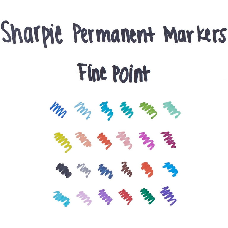 Sharpie Permanent Marker Ultra Fine Point Assorted Colors