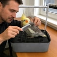 thumbnail image 2 of FTsdfkl Automatic Bird Bath for Cage Indoor Parrot Bath with Shower Water Circulated Controller Bird Cage Accessory for Parakeets Cockatiel African Grey Lovebird(12.3"L*8.2"W*3.7"H), 2 of 5