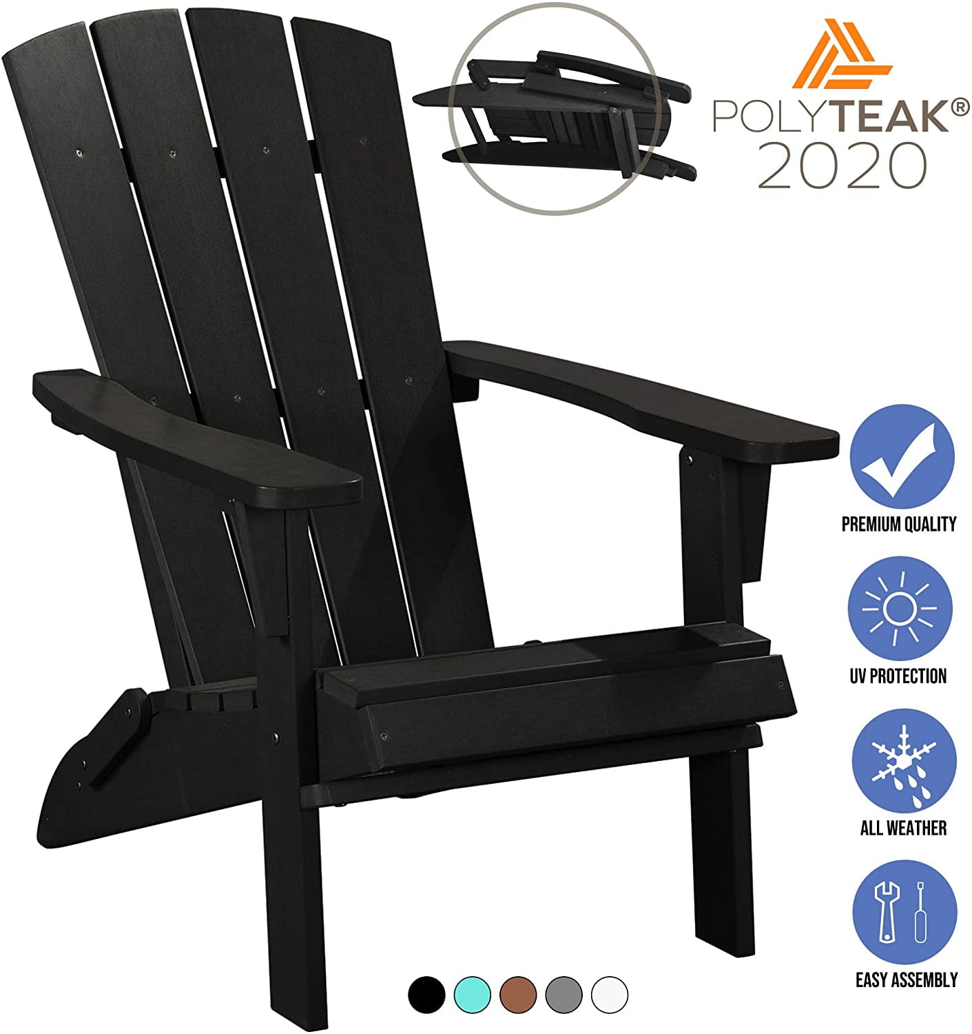 folding adirondack chair walmart