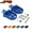 Blue, variant on Motorcycle Universal CNC Colorful Footpeg Footrest Foot Pegs For HONDA CRF XR 50 70 110 M2R SDG DHZ SSR KAYO Pit Bike