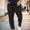 (Casual 49)Black, variant on Mens Summer Pants Fashion Trousers Casual Solid Color Trendy Plus Size Breathable Sports Full Length Pants