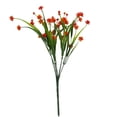 thumbnail image 2 of 14in Aquatic Simulation Flower Artificial Flowers Fake Outdoor Plants Faux UV Resistant Flower Plastic Shrubs Indoor Outside Hanging Decorations, 2 of 8