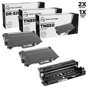 LD Products Compatible TN850/DR820 (2 Toners and 1 Drum) 3-Pack