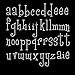thumbnail image 2 of Girly Font Lowercase Alphabet Iron On Rhinestone Crystal T-Shirt Transfer by JCS Rhinestones, 2 of 4